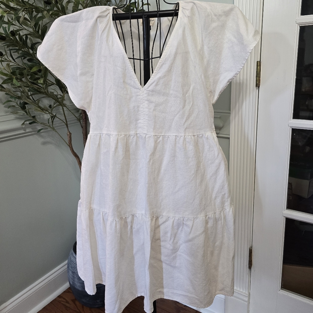 White Cotton Dress
